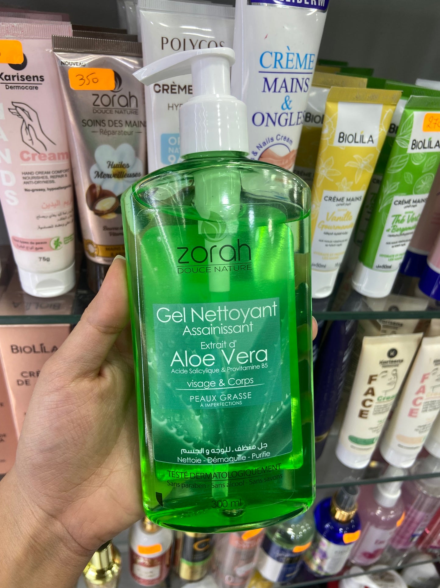 Gel nettoyant Zorah