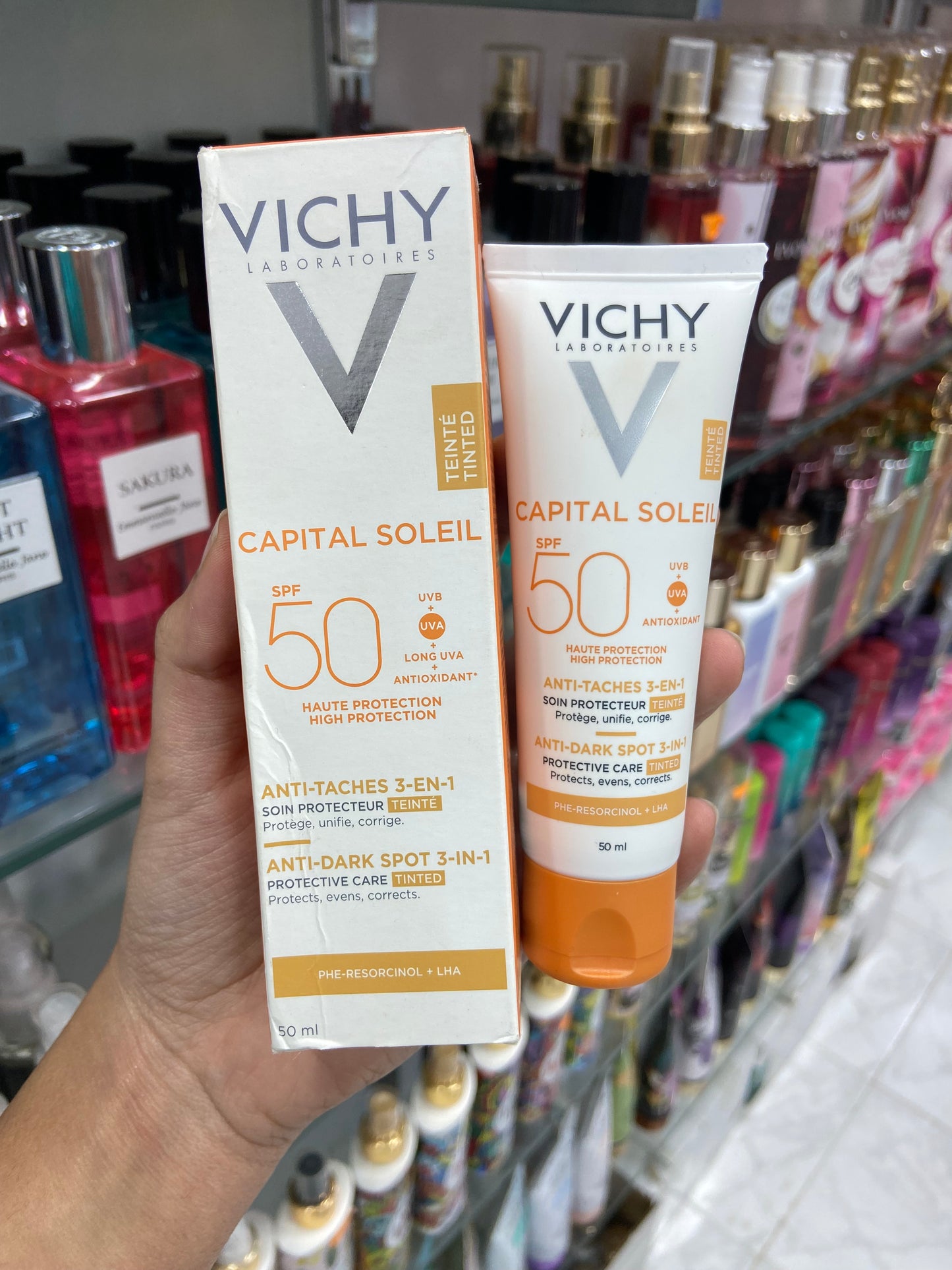 Crème solaire Vichy Teinté