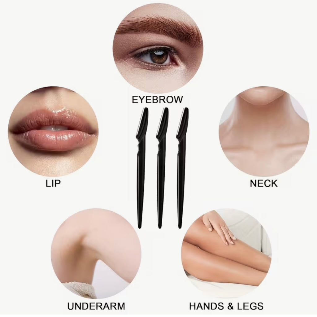 Dermaplaning-kniv for ansikt og bryn