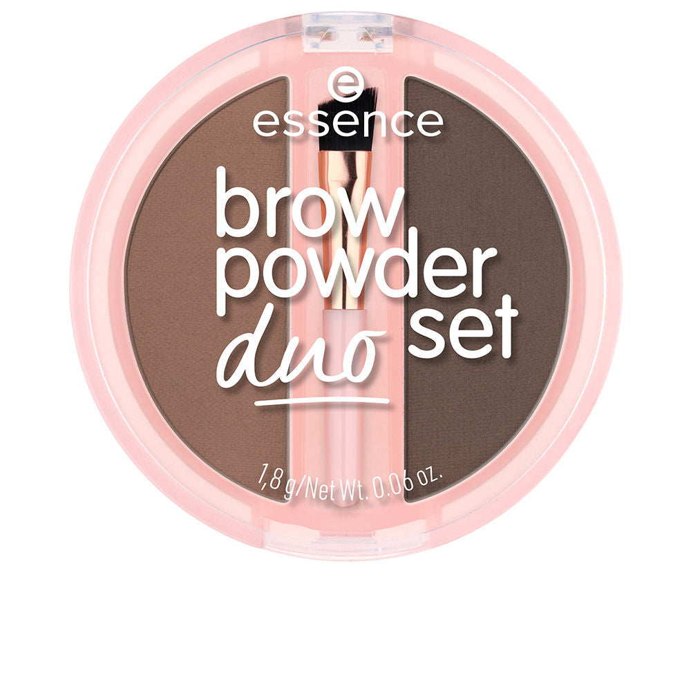 Eyebrow powder duo 02 mellom brun/brun