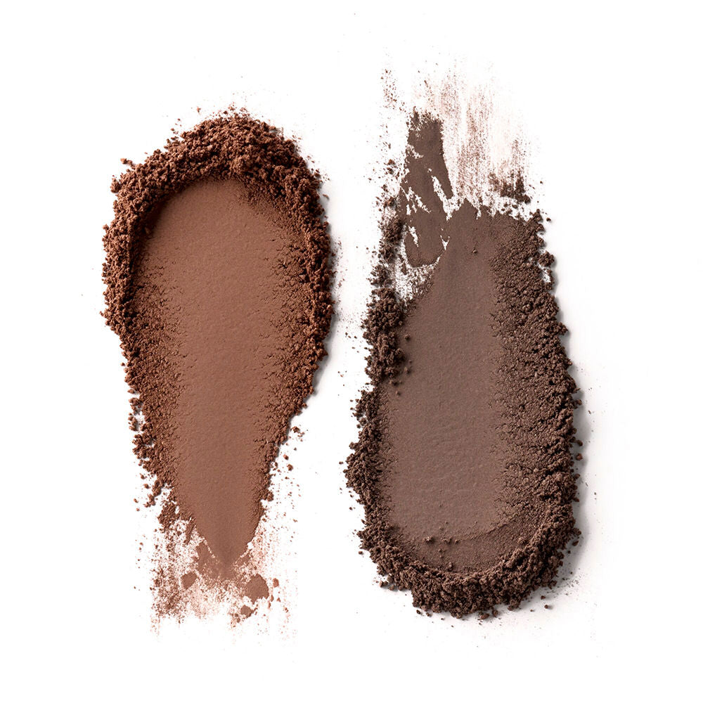 Eyebrow powder duo 02 mellom brun/brun