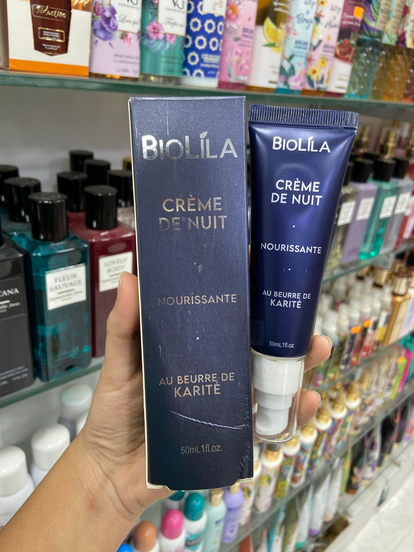 Crème hydratante Biolila