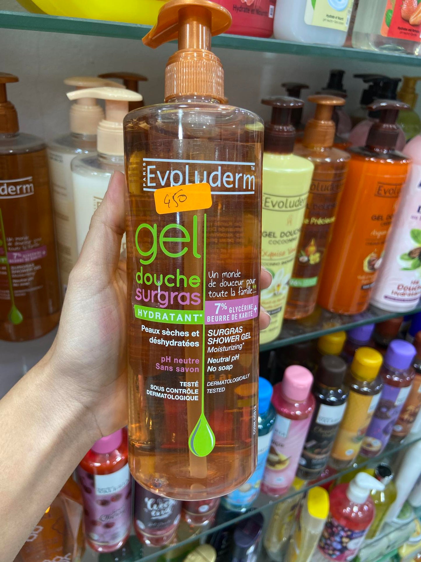 Gel douche evoluderm