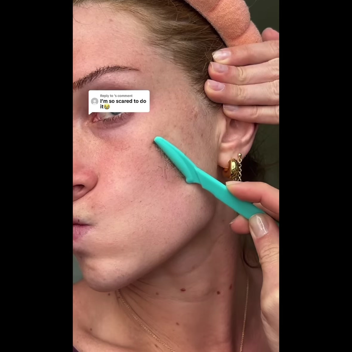 Dermaplaning-kniv for ansikt og bryn