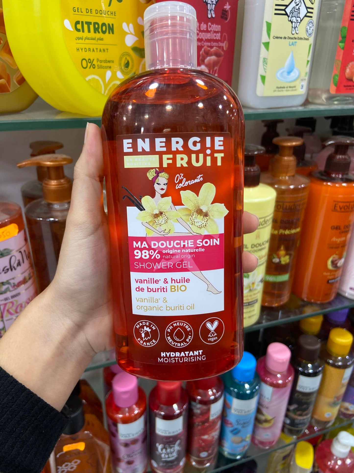 Gel douche énergie fruit