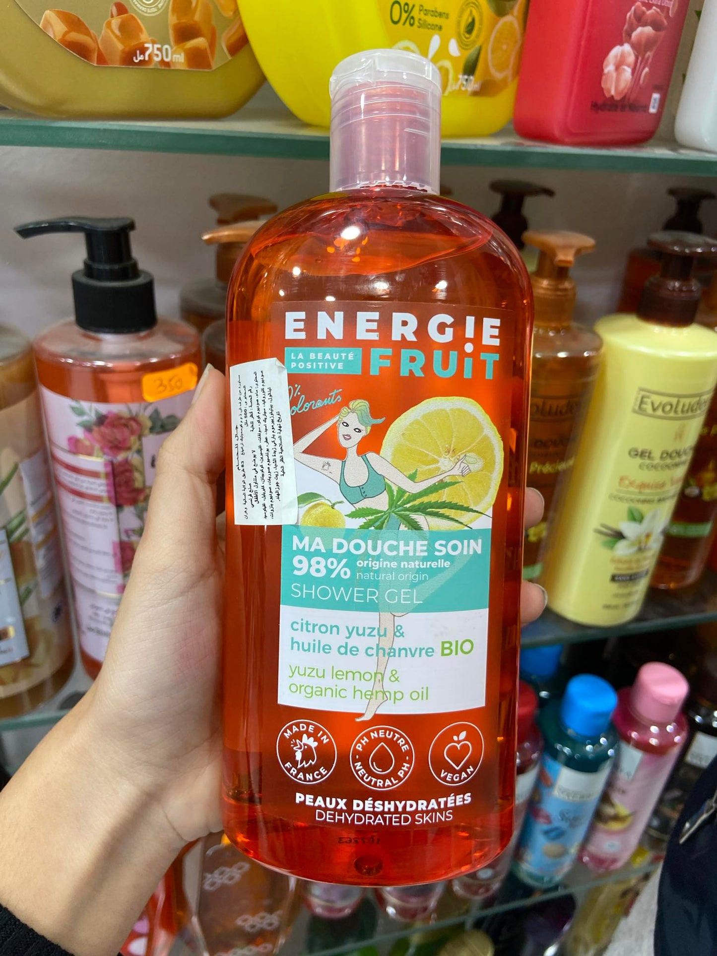 Gel douche énergie fruit