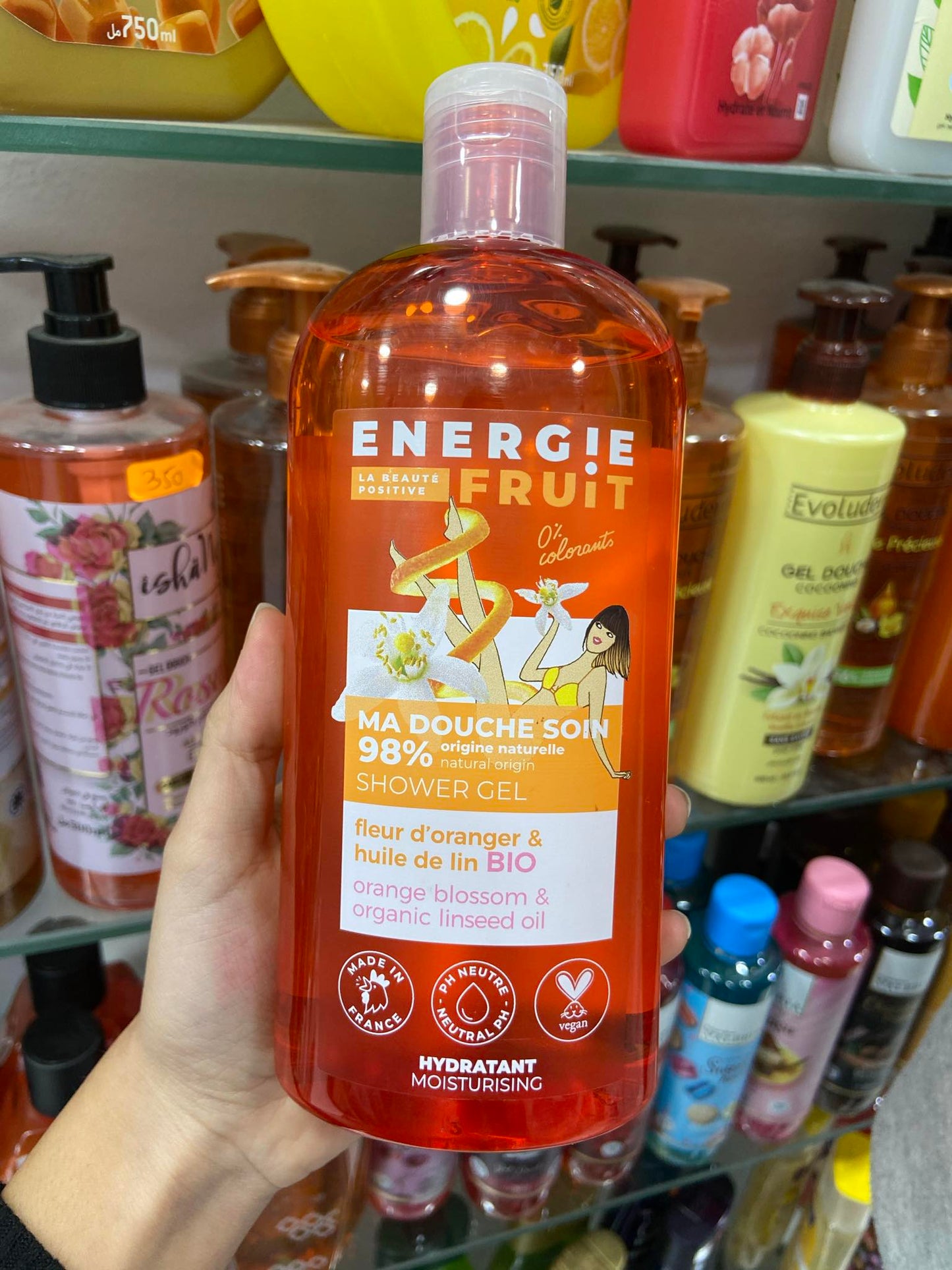 Gel douche énergie fruit